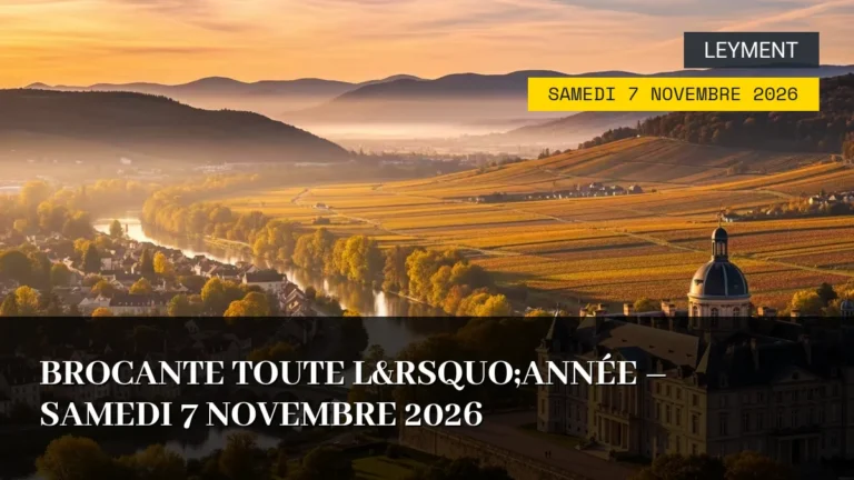 Brocante Toute l’Année — Du Samedi 7 Novembre 2026 au Dimanche 8 Novembre 2026
