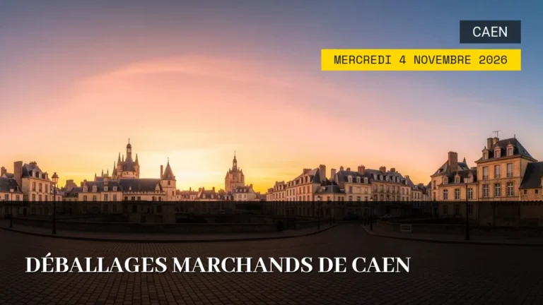 Déballages Marchands de Caen – Mercredi 4 Novembre 2026