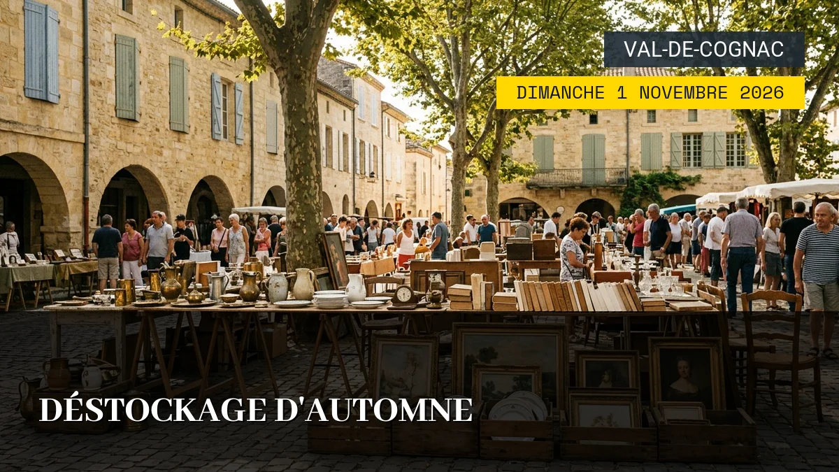 Affiche de l'événement : Déstockage d&rsquo;Automne – Dimanche 1 Novembre 2026