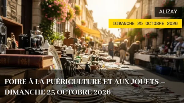 Foire à la Puériculture et aux Jouets – Dimanche 25 Octobre 2026