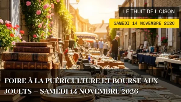 Foire à la puériculture et bourse aux jouets – Samedi 14 Novembre 2026