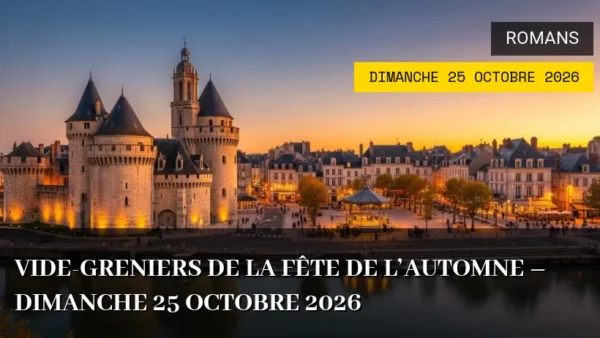 Vide-greniers de la Fête de l&rsquo;Automne – Dimanche 25 Octobre 2026