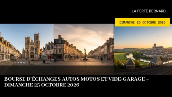 Bourse d&rsquo;échanges autos motos et vide-garage – Dimanche 25 Octobre 2026