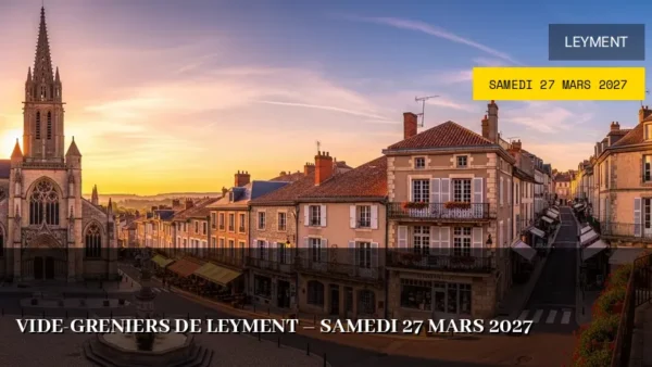 Vide-greniers de Leyment – Samedi 27 Mars 2027