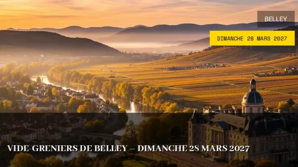 Vide-greniers de Belley – Dimanche 28 Mars 2027