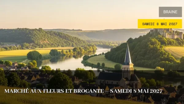 Marché aux fleurs et brocante – Samedi 8 Mai 2027