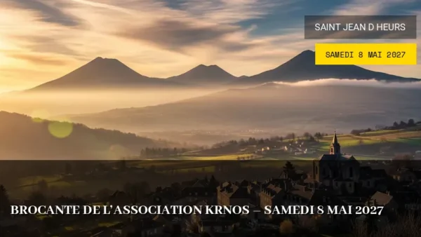 Brocante de l&rsquo;Association KRNOS – Samedi 8 Mai 2027