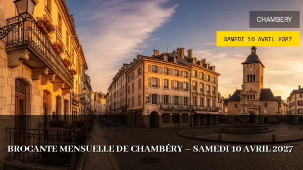 Brocante mensuelle de Chambéry – Samedi 10 Avril 2027
