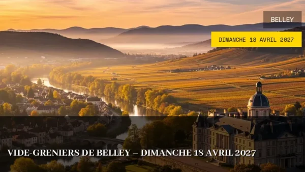 Vide-greniers de Belley – Dimanche 18 Avril 2027