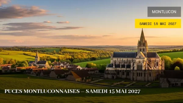 Puces montluconnaises – Samedi 15 Mai 2027