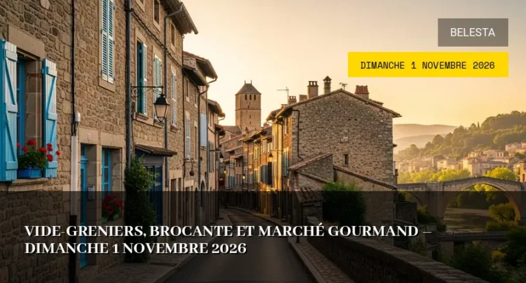 Vide-greniers, brocante et marché gourmand – Dimanche 1 Novembre 2026