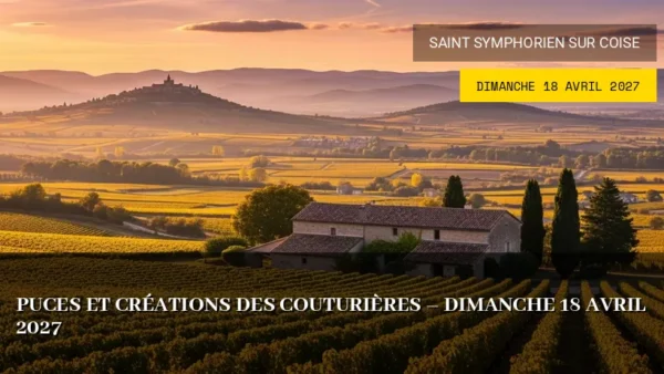 Puces et Créations des Couturières – Dimanche 18 Avril 2027