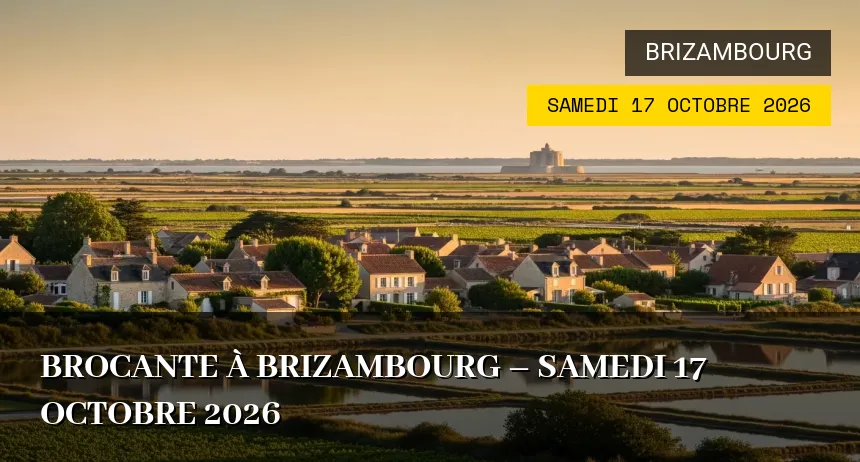 Affiche de l'événement : Brocante à Brizambourg – Samedi 17 Octobre 2026
