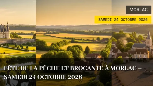 Fête de la pêche et brocante à Morlac – Samedi 24 Octobre 2026