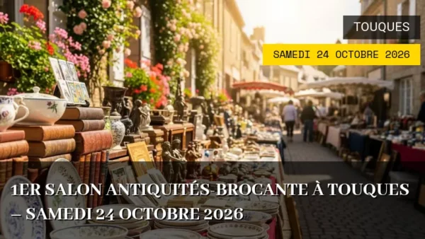 1er Salon Antiquités-Brocante à Touques – Samedi 24 Octobre 2026