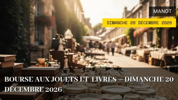 Bourse aux jouets et  livres – Dimanche 20 Décembre 2026