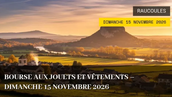 Bourse aux jouets et vêtements – Dimanche 15 Novembre 2026