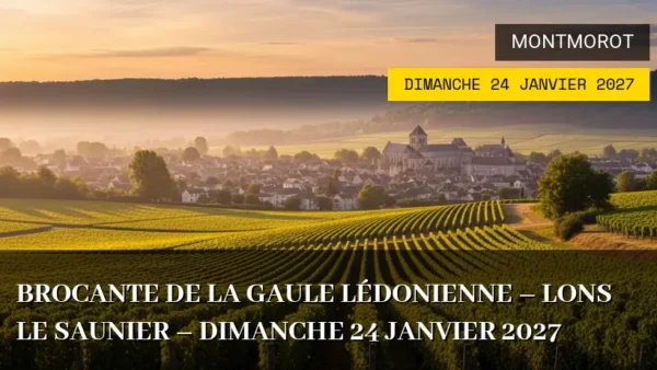 BROCANTE DE LA GAULE LÉDONIENNE – LONS LE SAUNIER – Dimanche 24 Janvier 2027