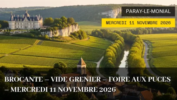 Brocante – vide grenier – foire aux puces – Mercredi 11 Novembre 2026