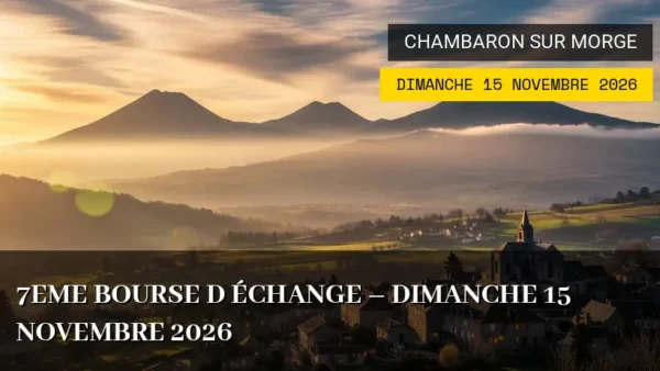 7eme Bourse d échange – Dimanche 15 Novembre 2026