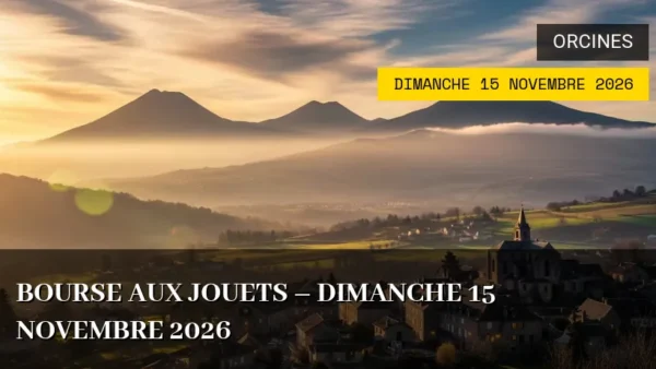 Bourse aux jouets – Dimanche 15 Novembre 2026
