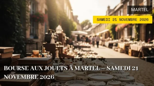 Bourse aux jouets à Martel – Samedi 21 Novembre 2026