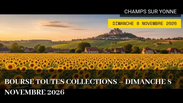 Bourse toutes collections – Dimanche 8 Novembre 2026