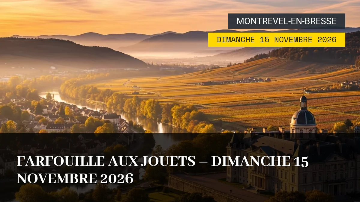Affiche de l'événement : Farfouille aux Jouets – Dimanche 15 Novembre 2026