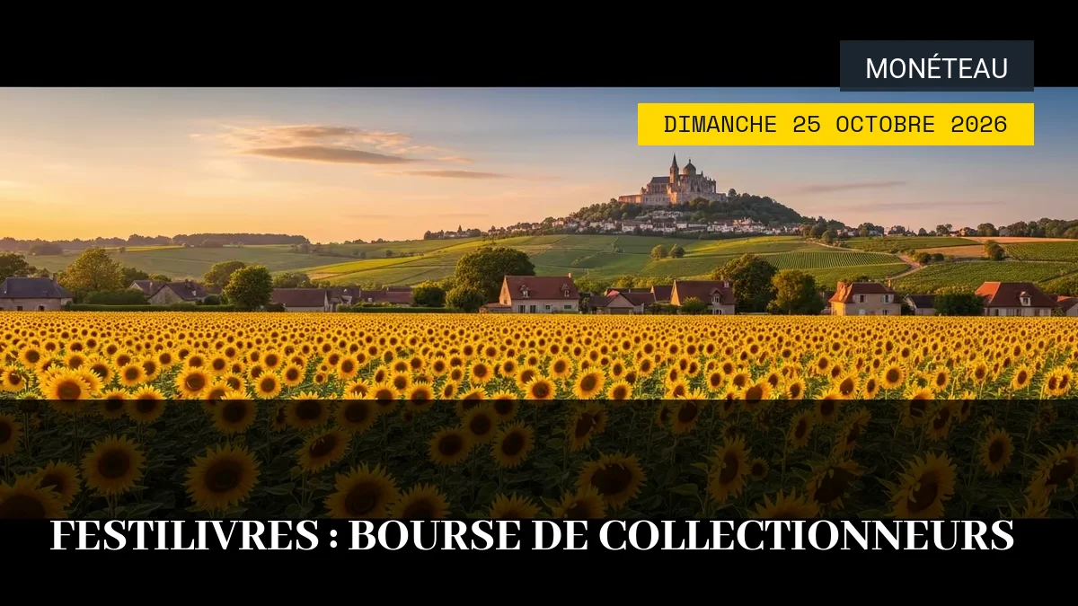Affiche de l'événement : Festilivres : Bourse de Collectionneurs – Dimanche 25 Octobre 2026