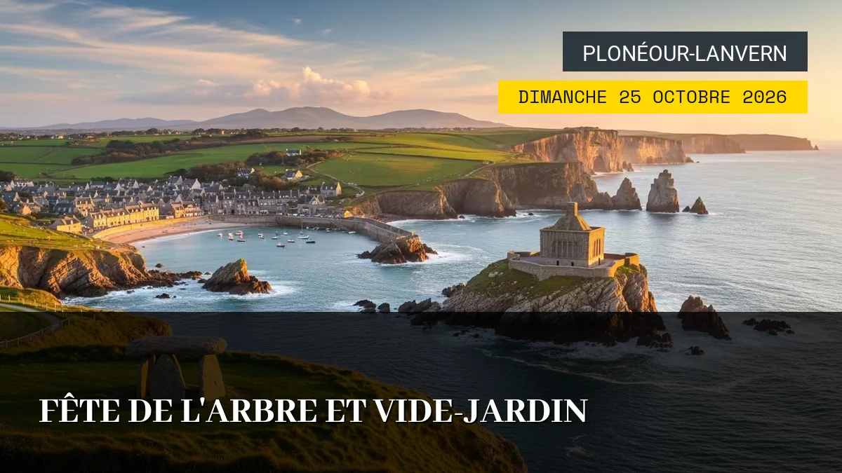 Affiche de l'événement : Fête de l&rsquo;Arbre et Vide-Jardin – Dimanche 25 Octobre 2026