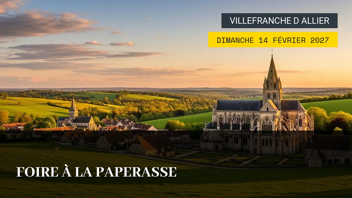Affiche de l'événement : Foire à la Paperasse – Dimanche 14 Février 2027