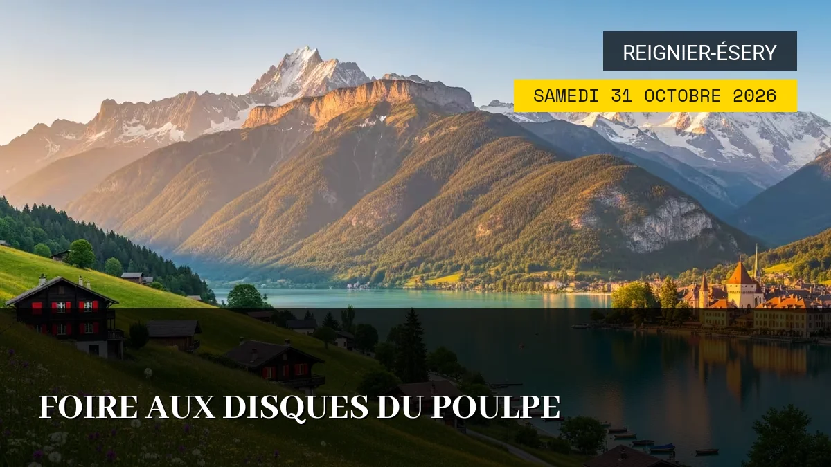 Affiche de l'événement : Foire aux Disques du Poulpe – Samedi 31 Octobre 2026