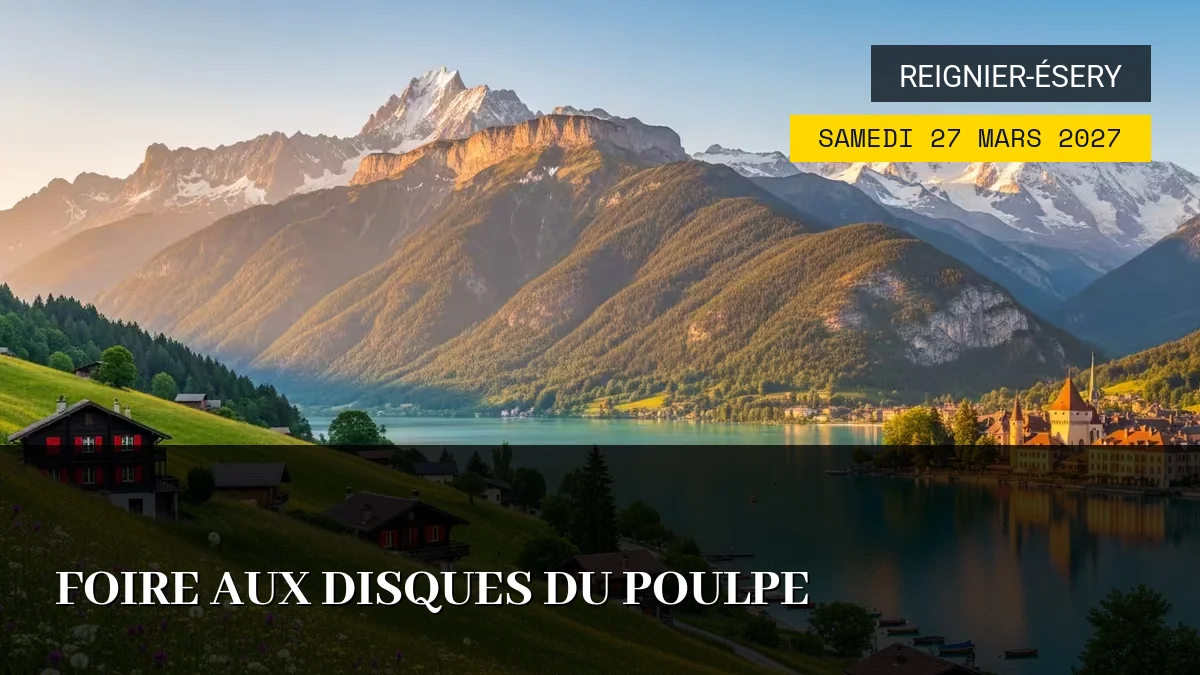 Affiche de l'événement : Foire aux Disques du Poulpe – Samedi 27 Mars 2027