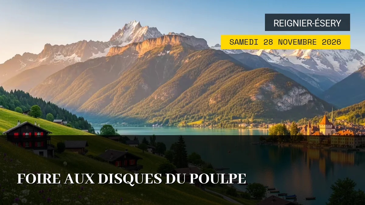 Affiche de l'événement : Foire aux Disques du Poulpe – Samedi 28 Novembre 2026