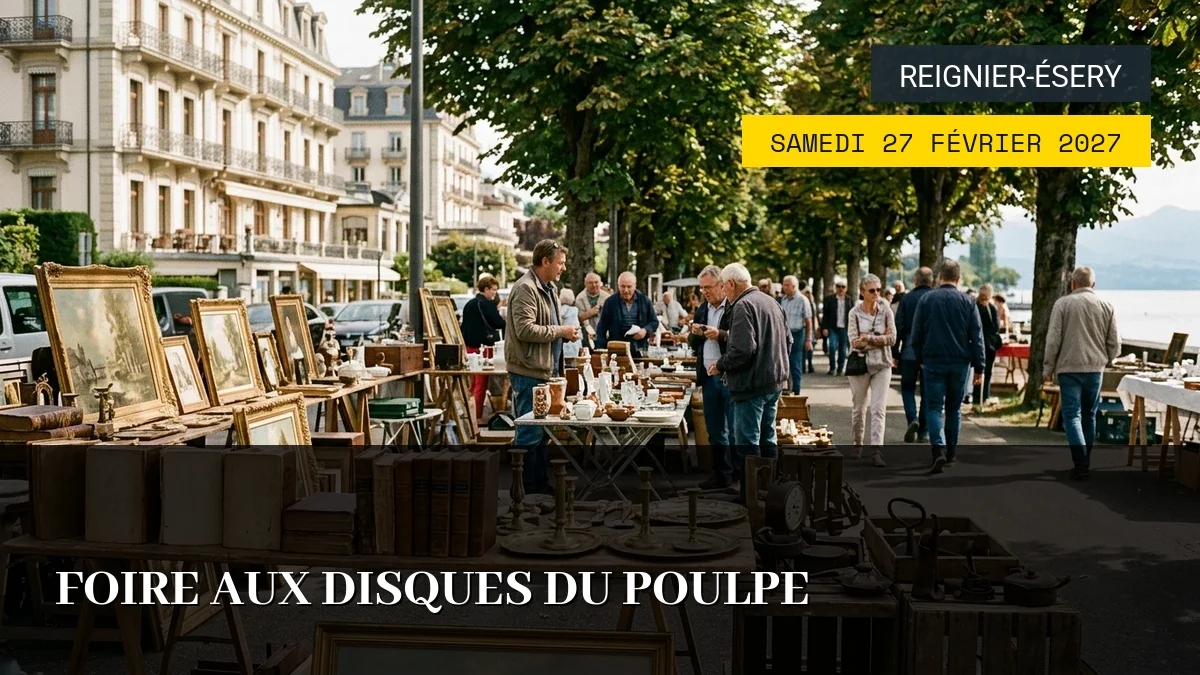 Affiche de l'événement : Foire aux Disques du Poulpe – Samedi 27 Février 2027