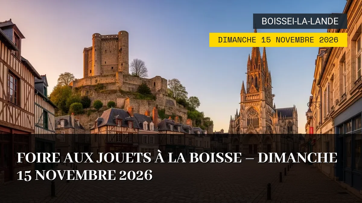 Affiche de l'événement : Foire aux Jouets à La Boisse – Dimanche 15 Novembre 2026