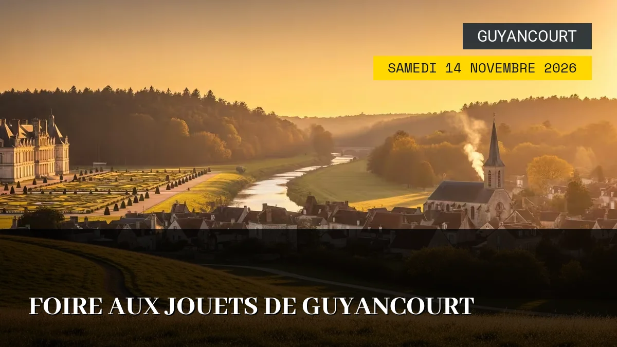 Affiche de l'événement : Foire aux Jouets de Guyancourt – Samedi 14 Novembre 2026