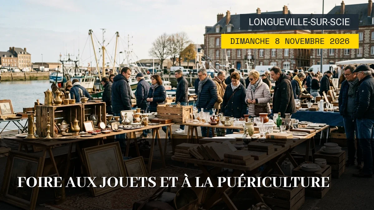 Affiche de l'événement : Foire aux Jouets et à la Puériculture – Dimanche 8 Novembre 2026