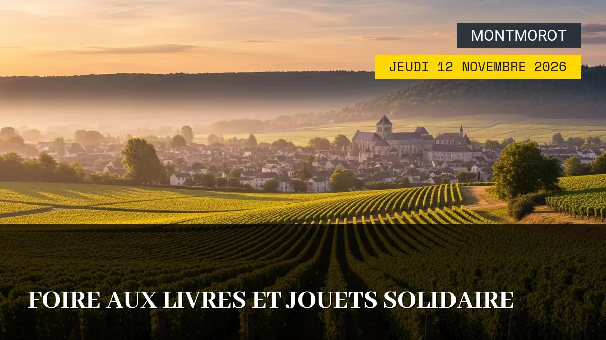 Affiche de l'événement : Foire aux livres et jouets solidaire – Jeudi 12 Novembre 2026