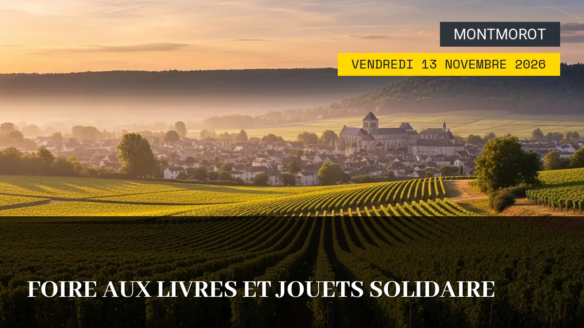 Affiche de l'événement : Foire aux Livres et Jouets Solidaire – Vendredi 13 Novembre 2026