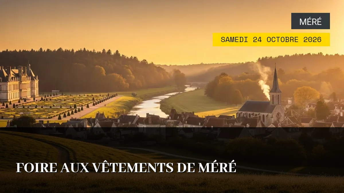Affiche de l'événement : Foire aux Vêtements de Méré – Samedi 24 Octobre 2026