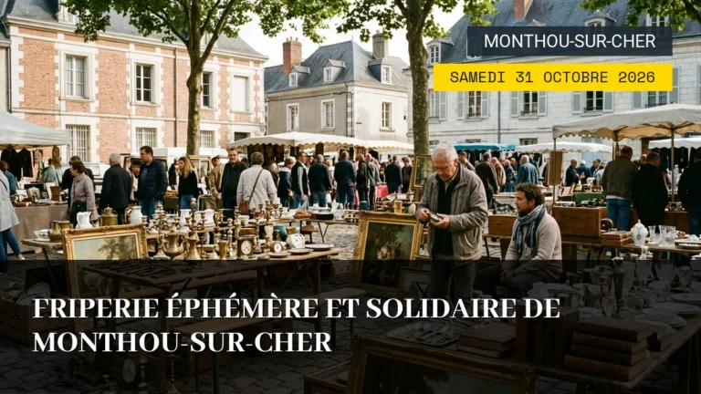 Friperie éphémère et solidaire de Monthou-sur-Cher – Samedi 31 Octobre 2026