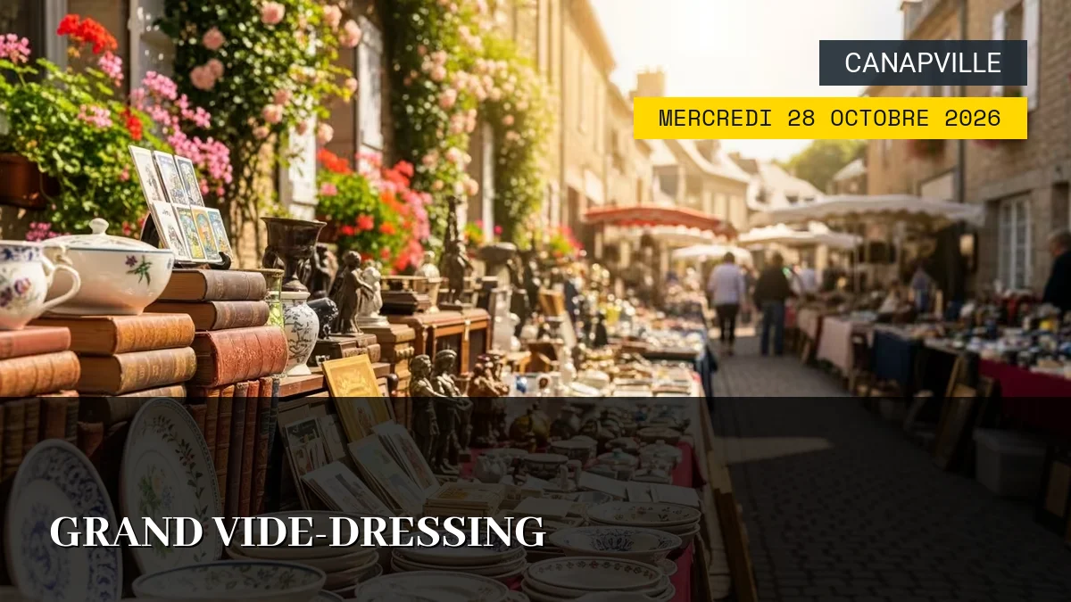 Affiche de l'événement : Grand Vide-Dressing – Mercredi 28 Octobre 2026