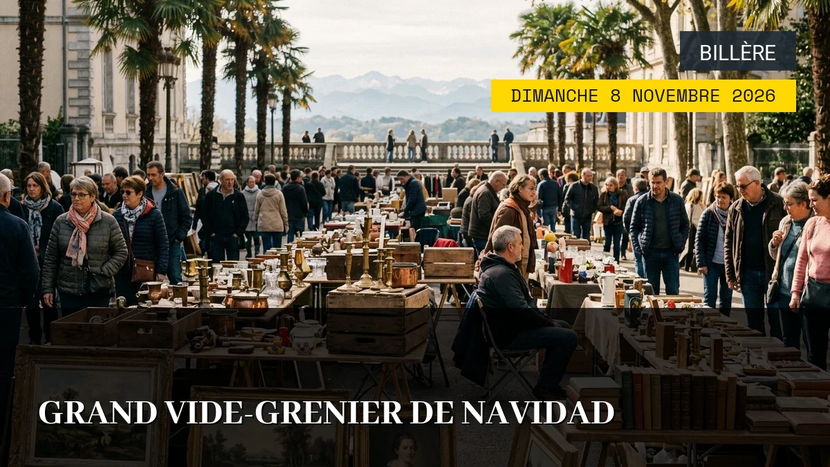 Affiche de l'événement : Grand Vide-Grenier de Navidad – Dimanche 8 Novembre 2026