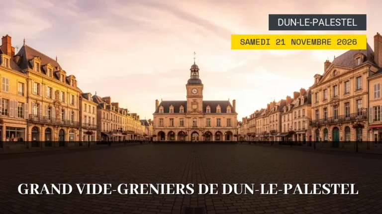 Grand Vide-Greniers de Dun-le-Palestel – Samedi 21 Novembre 2026