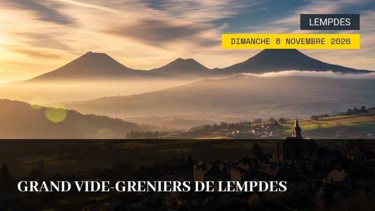 Grand Vide-greniers de Lempdes – Dimanche 8 Novembre 2026