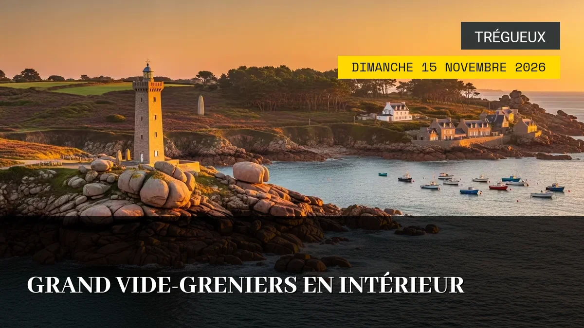Affiche de l'événement : Grand Vide-Greniers en Intérieur – Dimanche 15 Novembre 2026