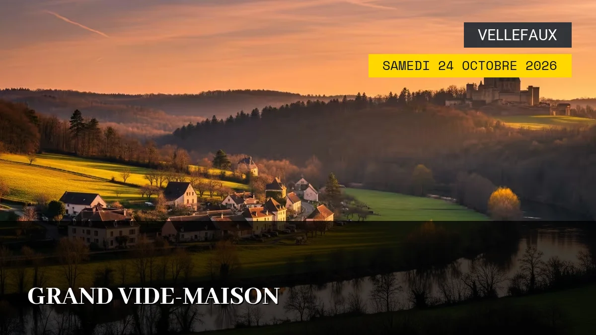 Affiche de l'événement : Grand Vide-Maison – Samedi 24 Octobre 2026