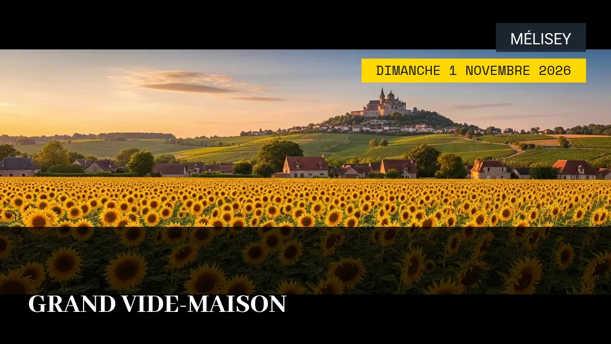 Affiche de l'événement : Grand Vide-Maison – Dimanche 1 Novembre 2026