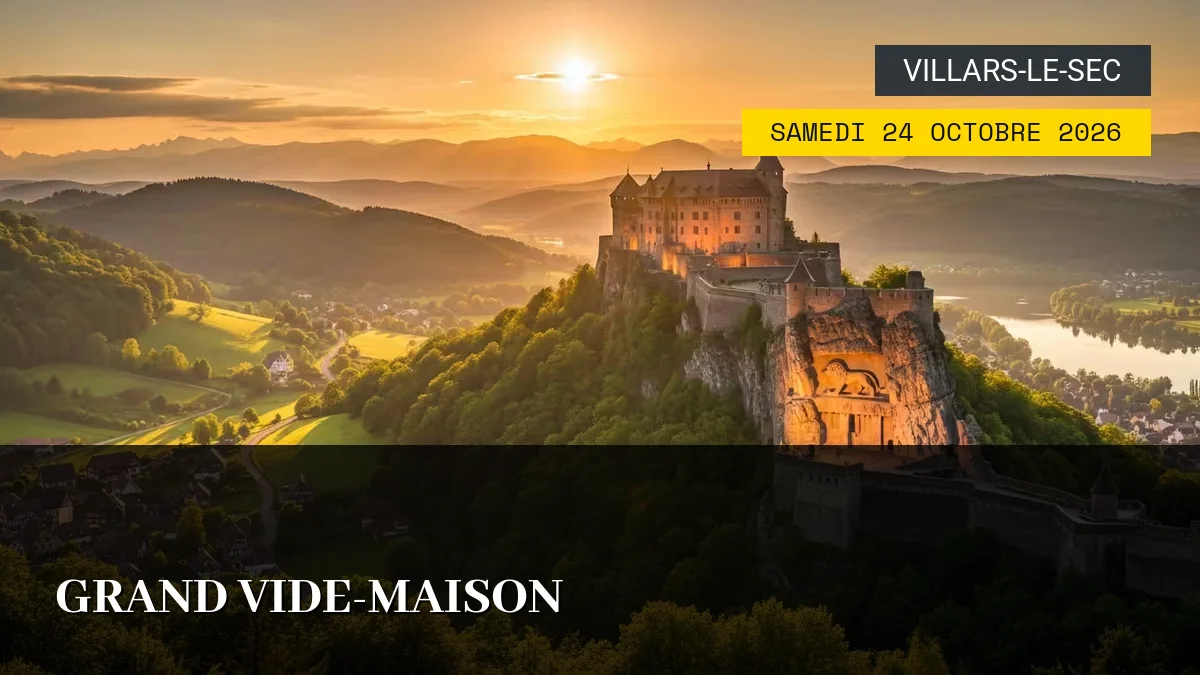 Affiche de l'événement : Grand Vide-Maison – Samedi 24 Octobre 2026
